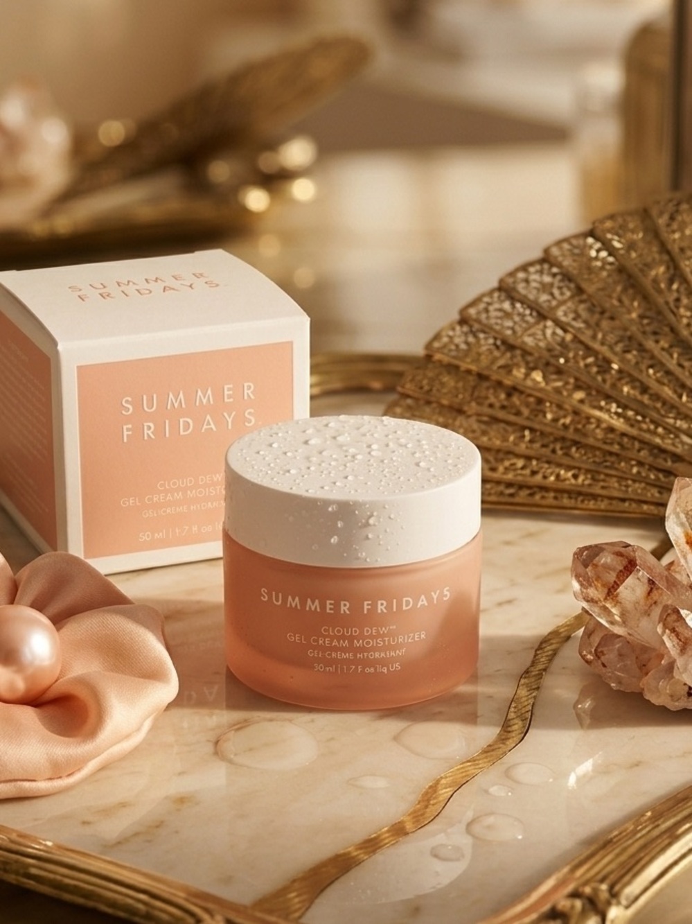 Summer Fridays Cloud Dew Gel Cream Moisturizer - Original Luxury Jar Formula NIB - Picture 5 of 6